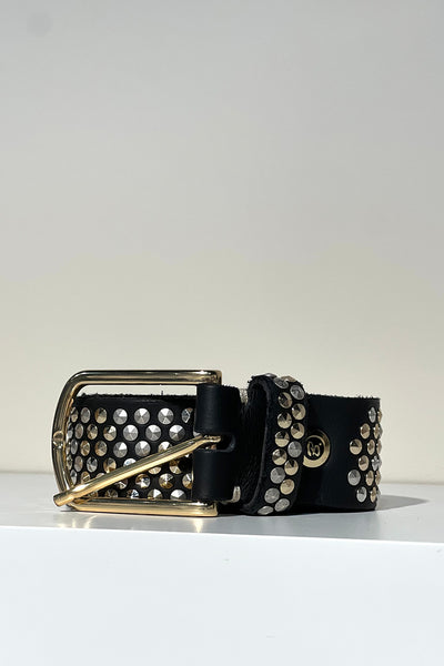 B.BELT - ZOE GOLD BLACK 0670 – Fashion Society