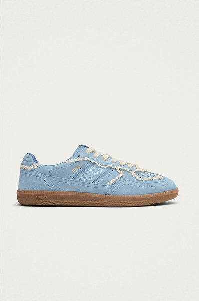 ALOHAS - TB.490 CROCHET BLUE LEATHER SNEAKER – Fashion Society