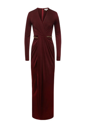 L'AGENCE - THEA DRESS CHERRY WAS $1029