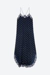 zadig et voltaire ristyl cdc polka wings dress marine 
