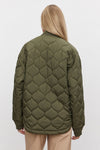 VELVET - CARIE QUILTED JACKET ARMY GREEN