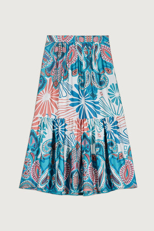 ba&sh janel skirt turquoise 