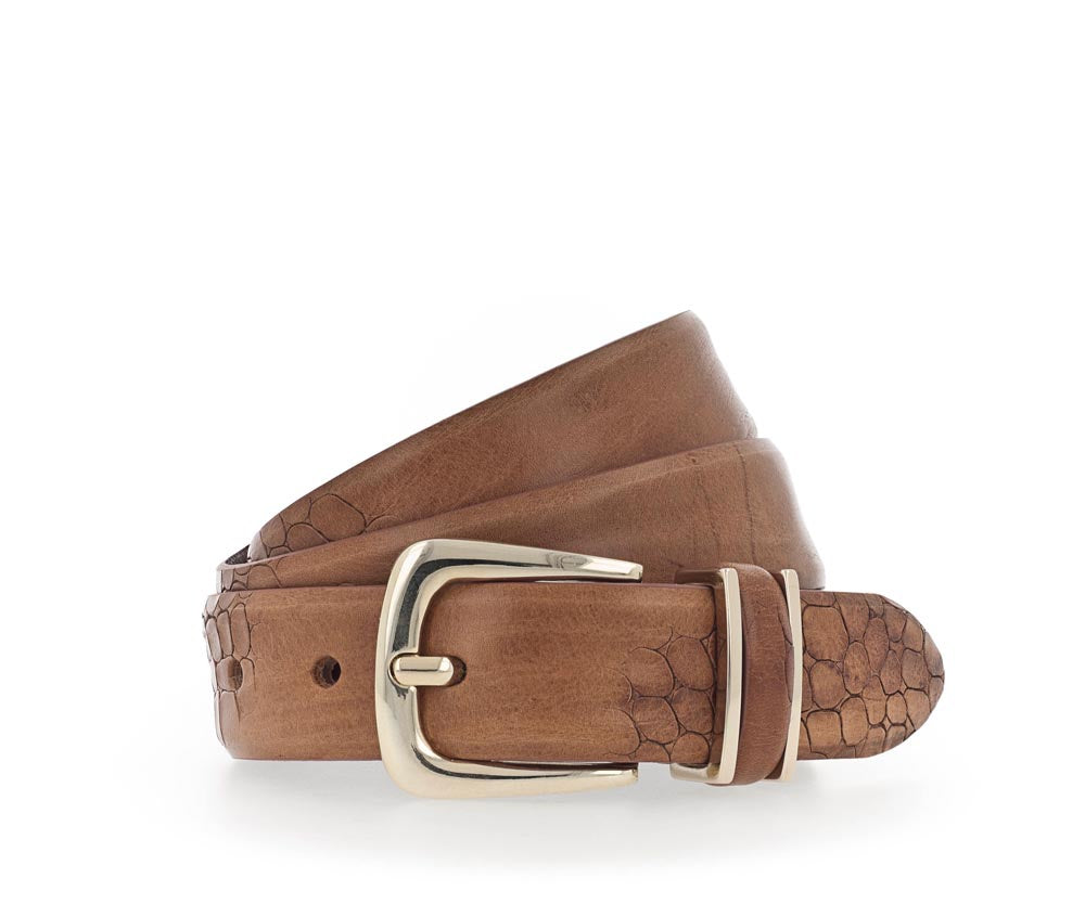 B.BELT - BB0914R39 CHARLISA GOLD BELT BAILEYS