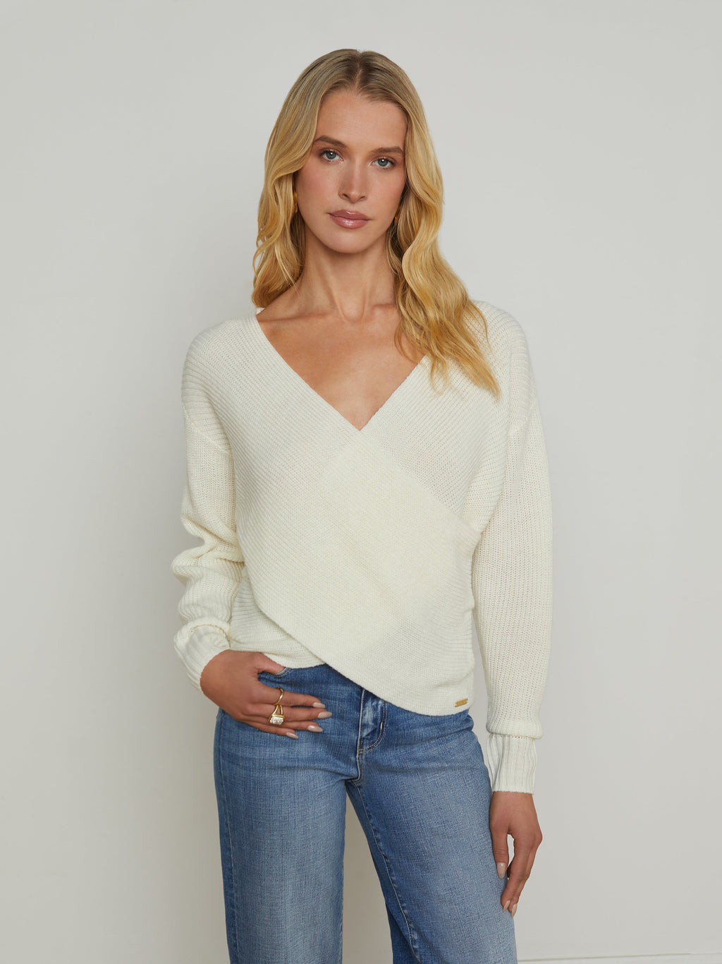 LAGENCE - ANTONELLA IVORY PULLOVER