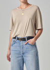 CITIZENS OF HUMANITY - ELISABETTA RELAXED TEE SAND