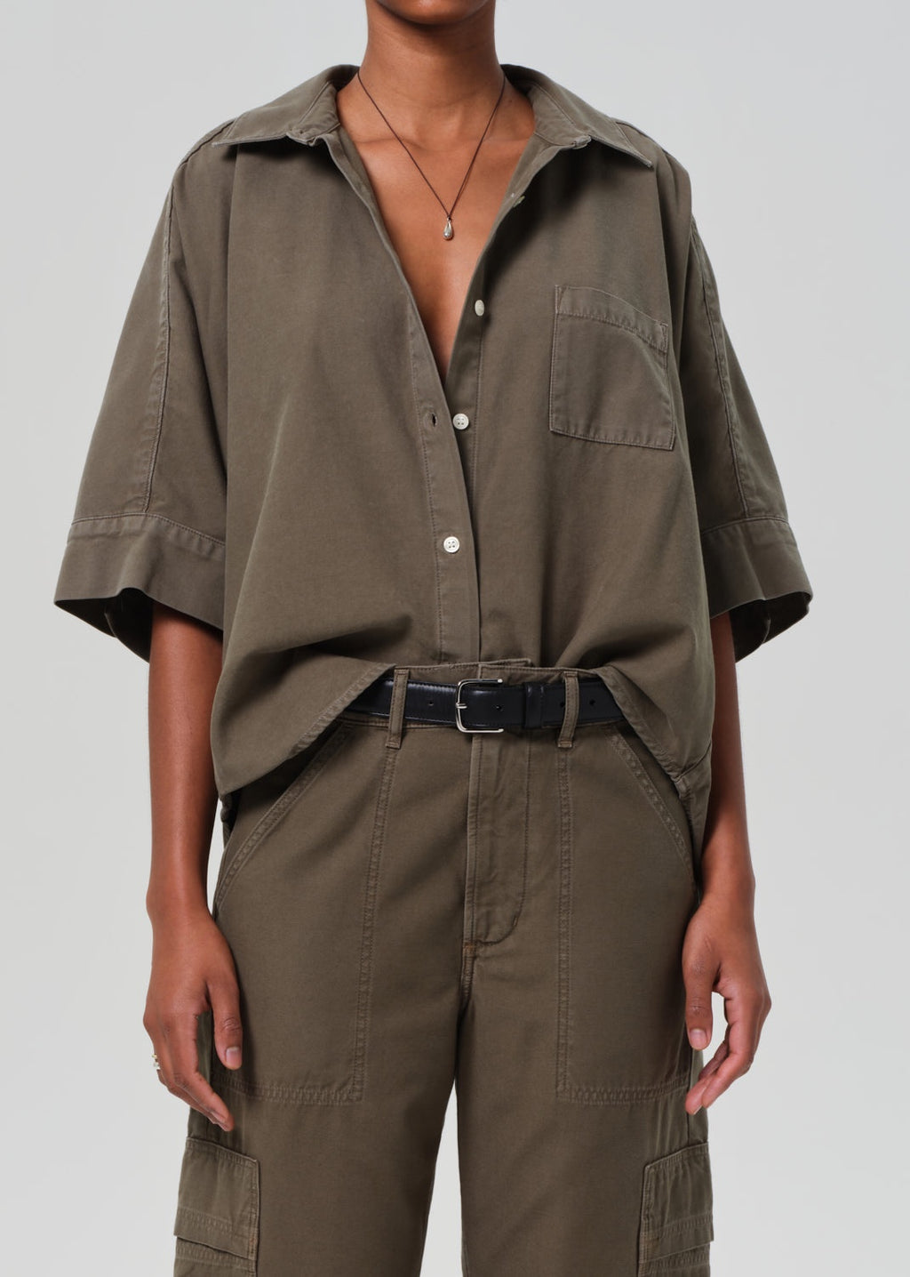 CITIZENS OF HUMANITY - CLAIRE ORIGAMI SHIRT DOGWOOD