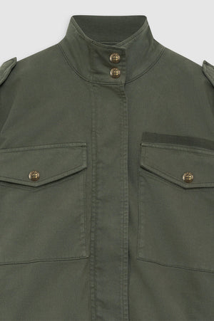 anine bing audrey jacket army green