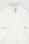 anine bing audrey jacket ivory