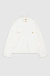 anine bing audrey jacket ivory