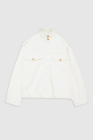 anine bing audrey jacket ivory