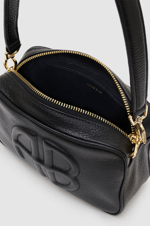 ANINE BING - LILI BAG BLACK PEBBLED