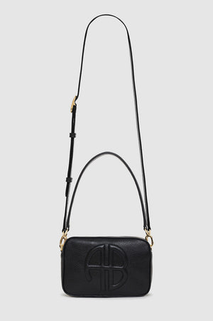 ANINE BING - LILI BAG BLACK PEBBLED