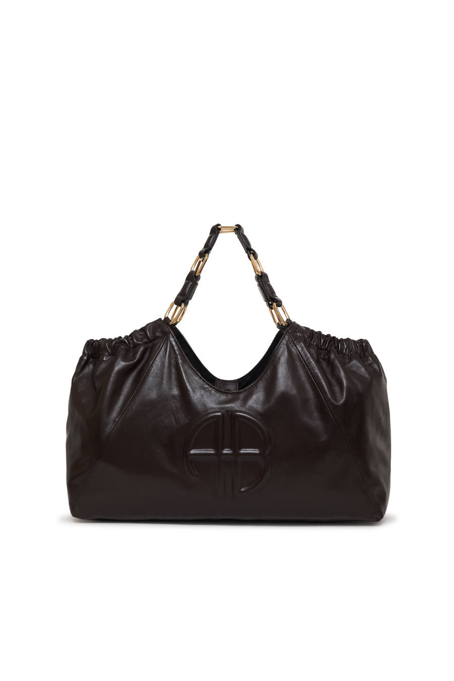 ANINE BING - MEDUIM KATE TOTE DARK BROWN