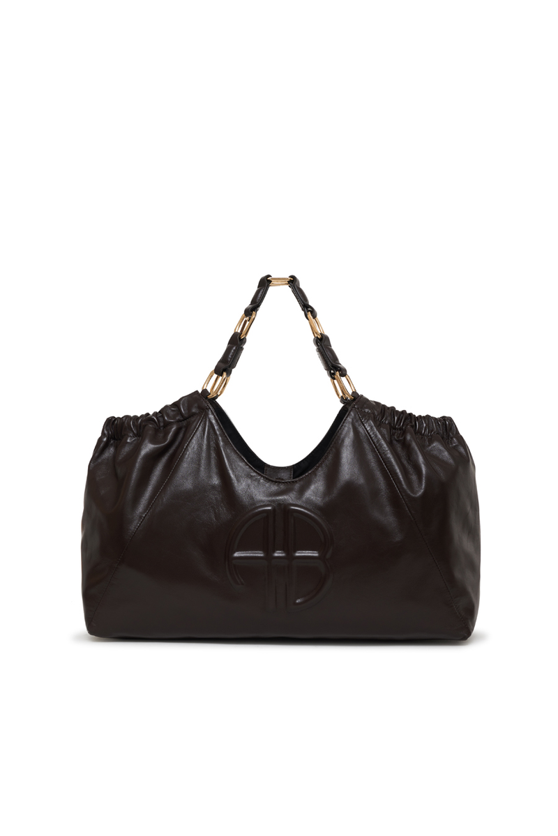 ANINE BING - MEDUIM KATE TOTE DARK BROWN