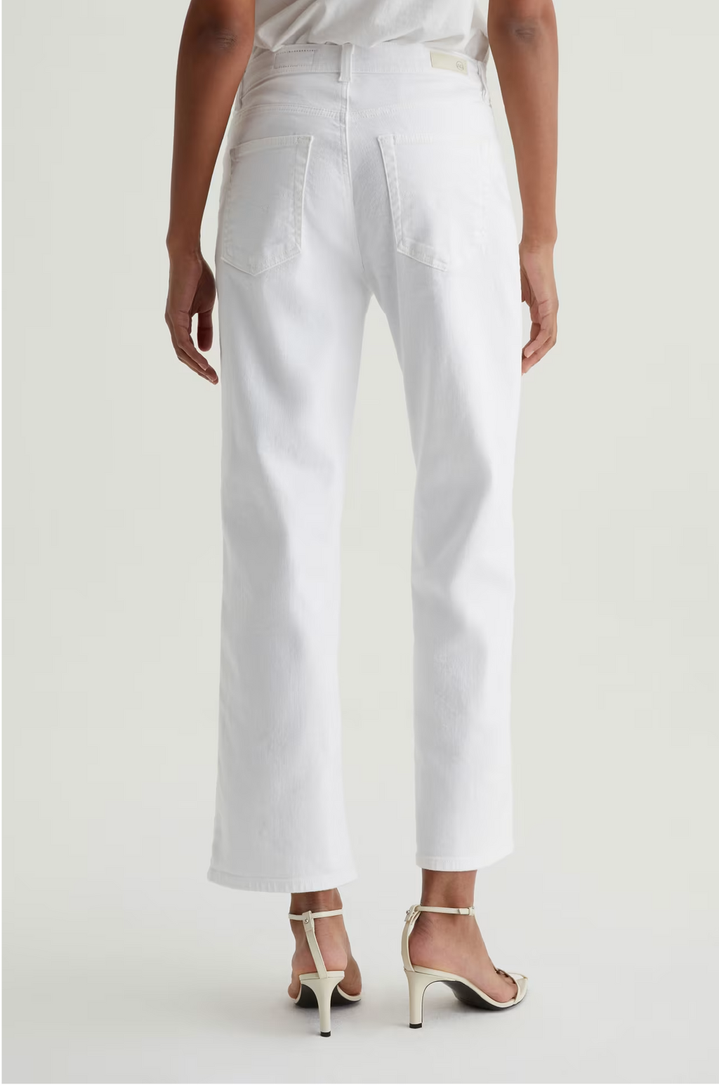 AG DENIM - BRINLEY CROP GALLERY WHITE