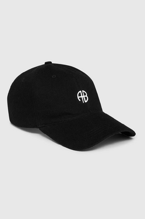 ANINE BING - JEREMY BASEBALL CAP AB BLACK DENIM