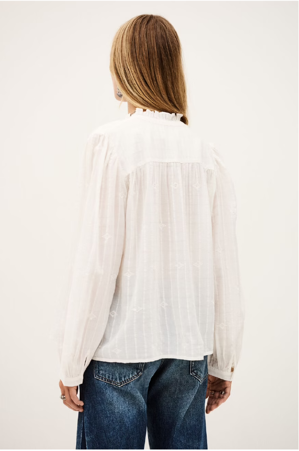 BA&SH - MELODY BLOUSE IN ECRU
