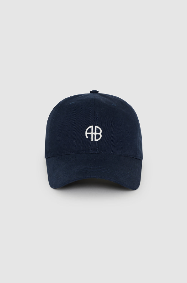 ANINE BING - JEREMY BASEBALL CAP AB WASHED NAVY