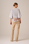 BYTIMO - COTTON SLUB FLOWER MARKET BLOUSE WAS $479