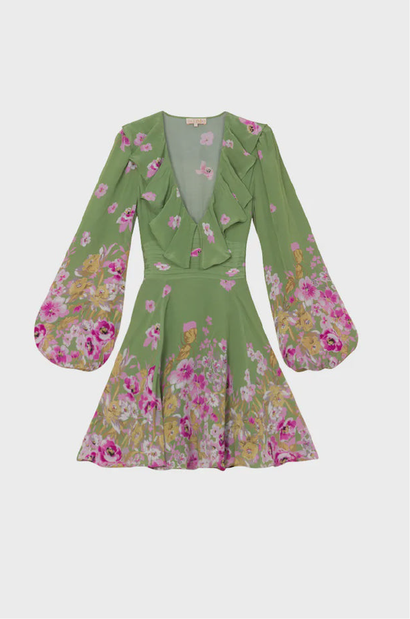 BY TIMO - CREPE SHIRT DRESS GREEN FIELD WAS $689 Fashion Society BY TIMO - CREPE SHIRT DRESS GREEN FIELD WAS $689 Fashion Society