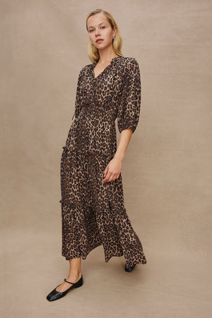 RAILS - CATERINE DRESS BROWN NALA