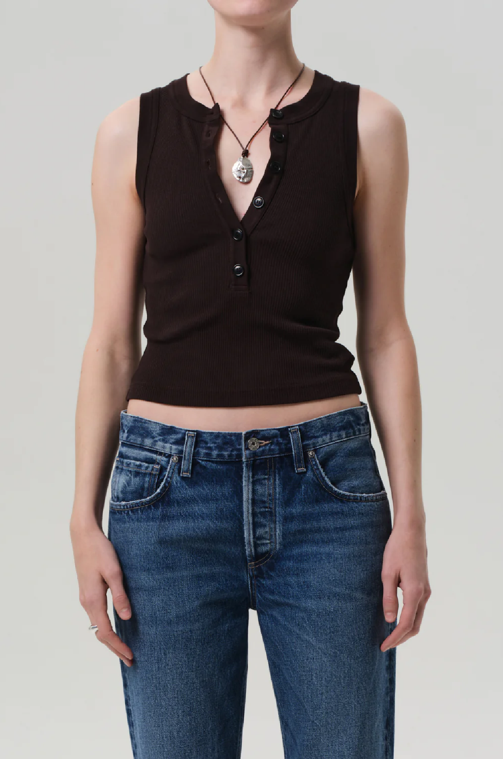 CITIZENS OF HUMANITY - CARALYN TANK CHOCOLATE