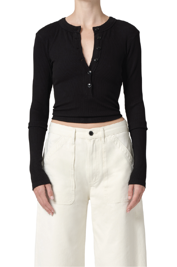 CITIZENS OF HUMANITY - VARRA HENLEY BLACK