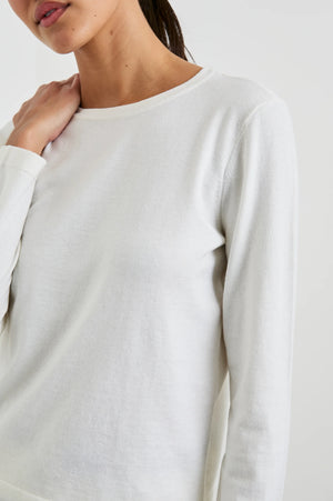 RAILS - CASHMERE BLEND LONG SLEEVE TEE