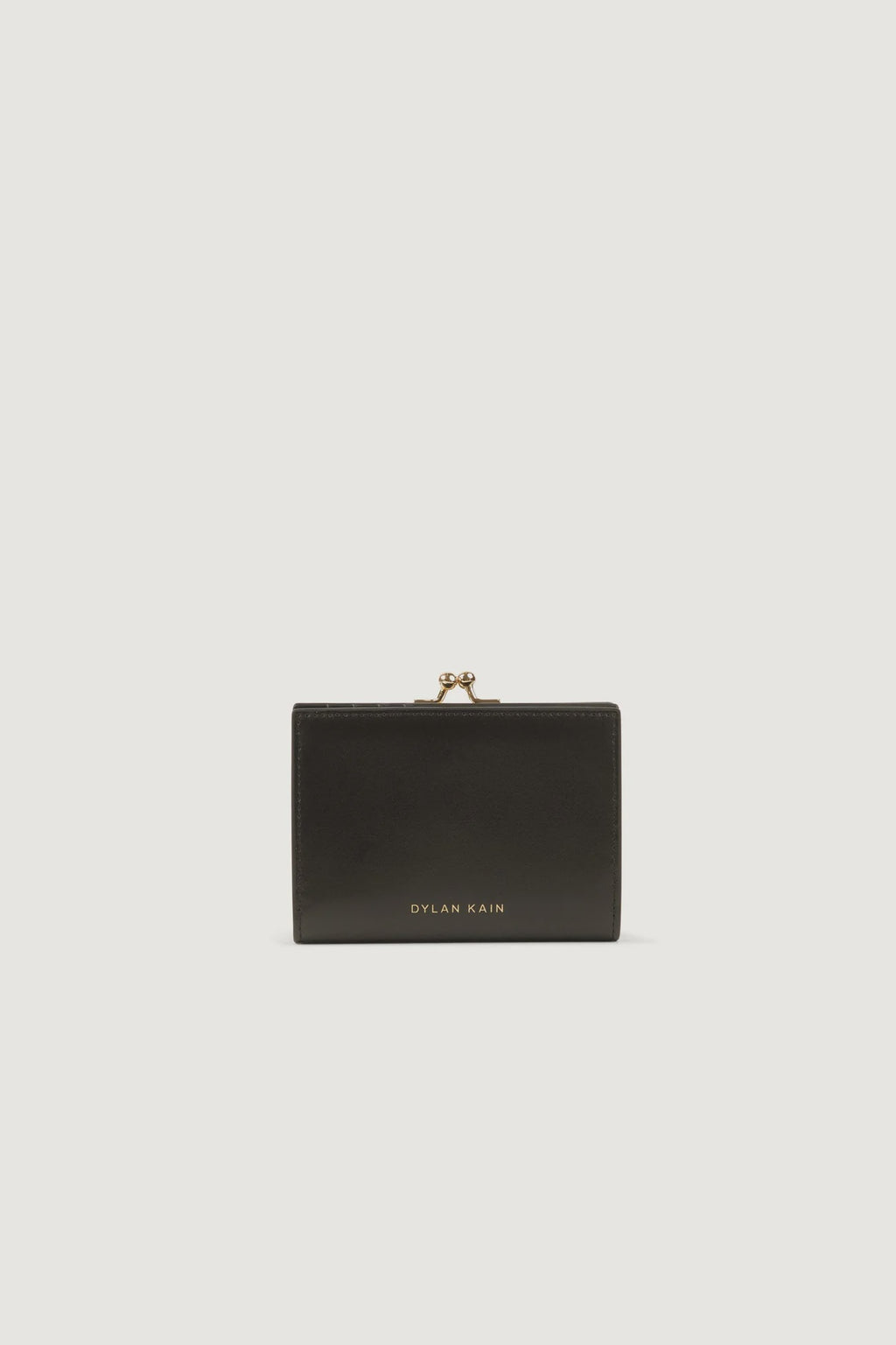 DYLAN KAIN - THE LARGE FOREVER LOVE STUDDED WALLET WARM GOLD