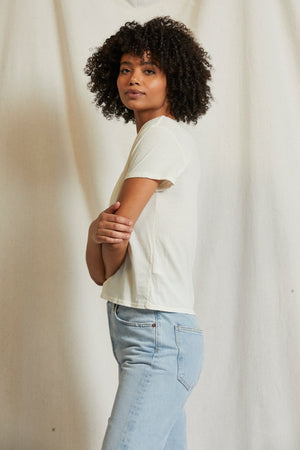 PERFECT WHITE TEE - HARLEY BOXY CREW BRIGHT IVORY