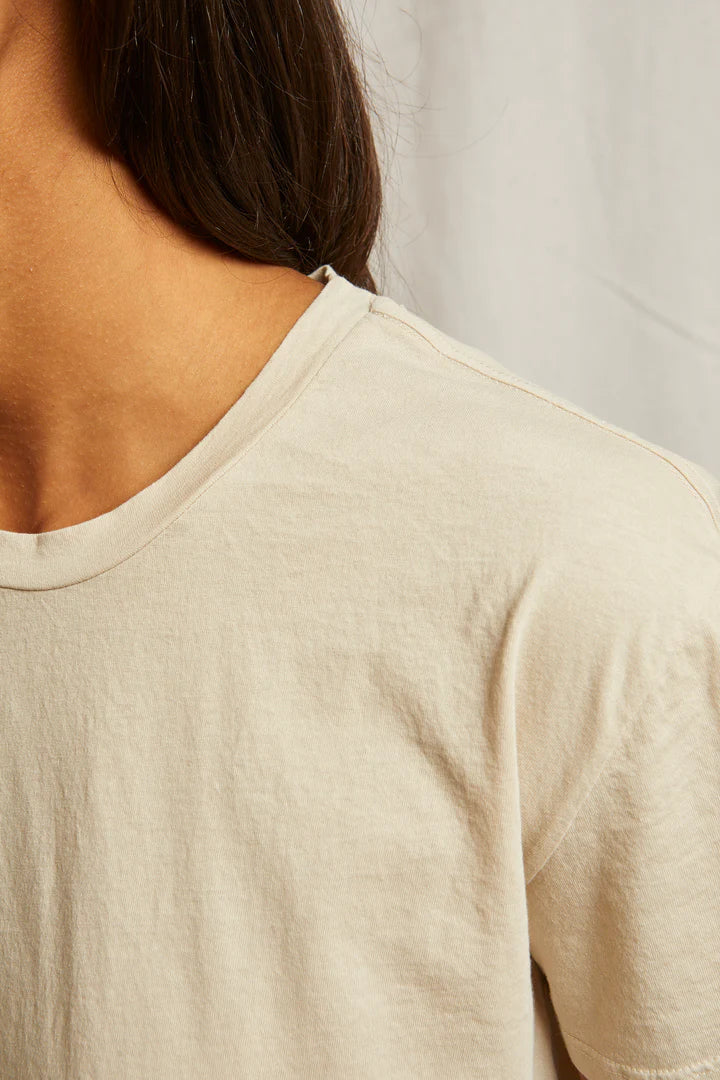 PERFECT WHITE TEE - HARLEY BOXY CREW PUTTY