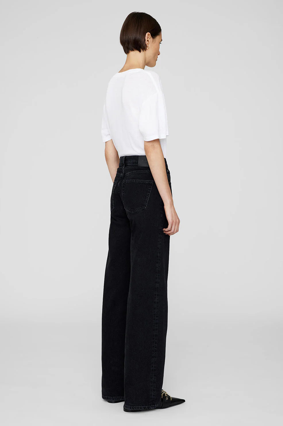 ANINE BING - HUGH JEAN VINTAGE BLACK