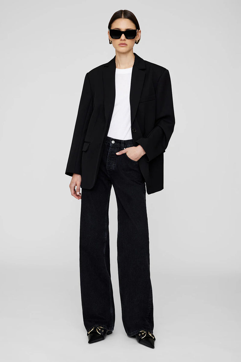 ANINE BING - HUGH JEAN VINTAGE BLACK