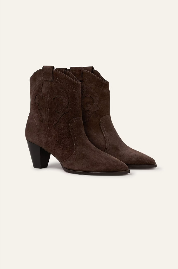 BA&SH - CASEY BOOTS CHOCOLATE