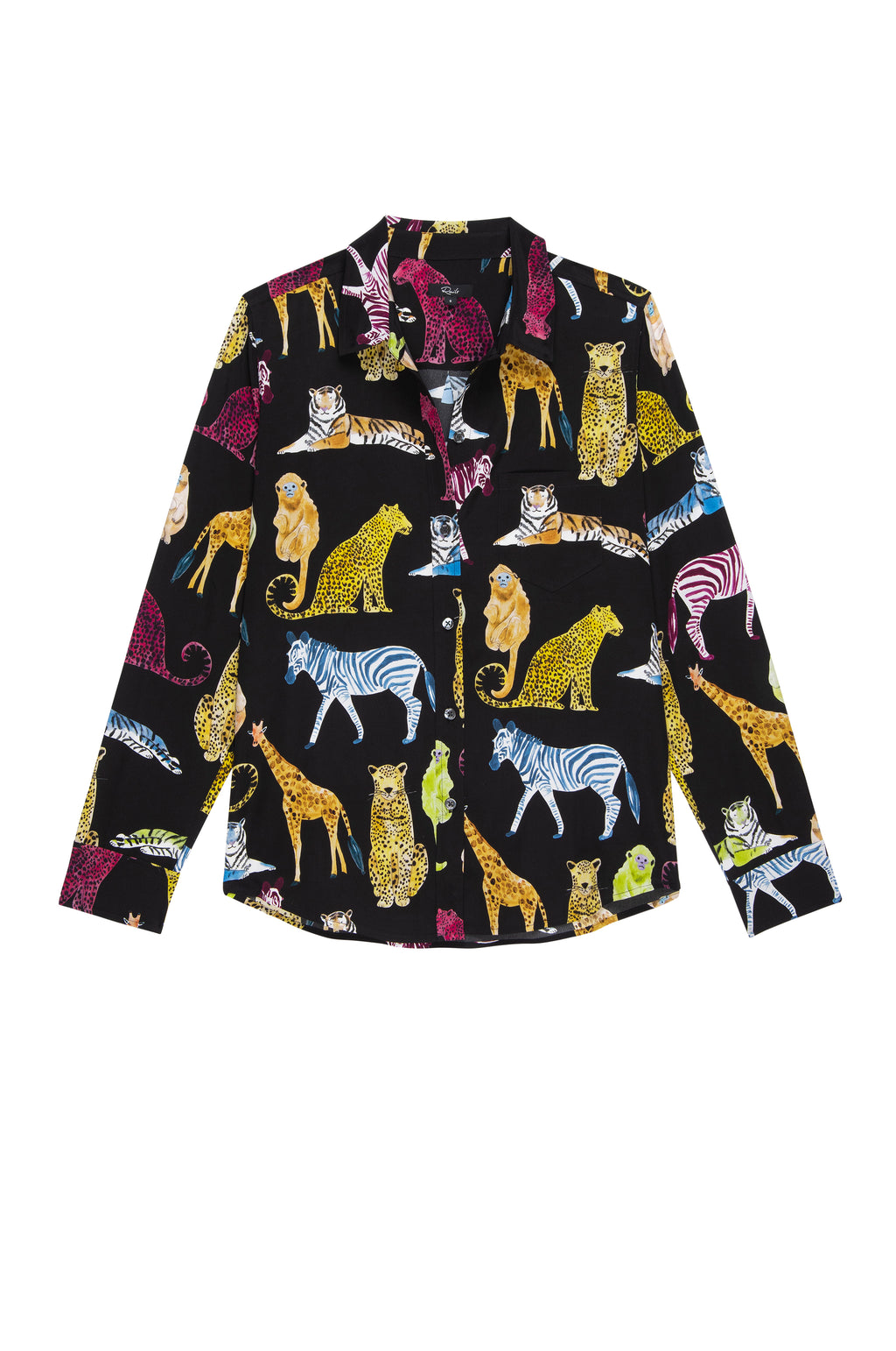 RAILS - KATE BUTTON DOWN ILLUSTRATED ANIMALS