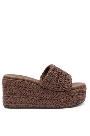LMS - THE ELLE WEDGE IN BROWN