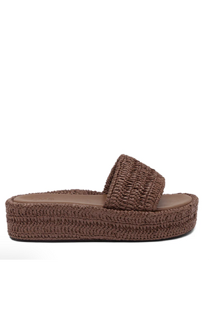 LMS - THE MARY WEDGE IN BROWN