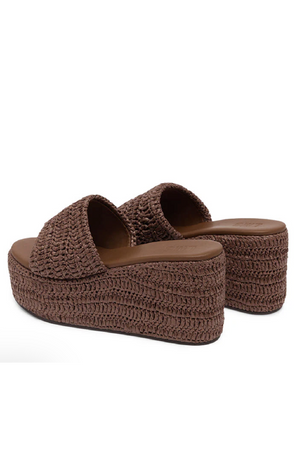 LMS - THE ELLE WEDGE IN BROWN