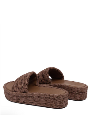 LMS - THE MARY WEDGE IN BROWN