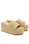 LMS - THE ELLE WEDGE IN NATURAL