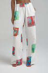 SUMMI SUMMI - LINEN MONTAGE PANTS WAS $219