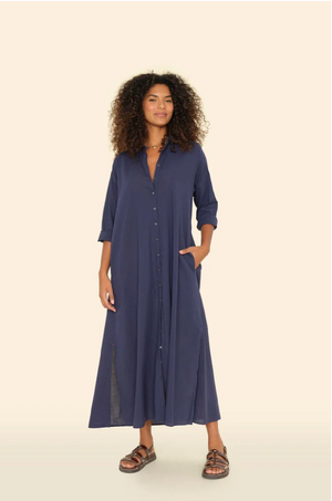 XIRENA - BODEN DRESS NAVY