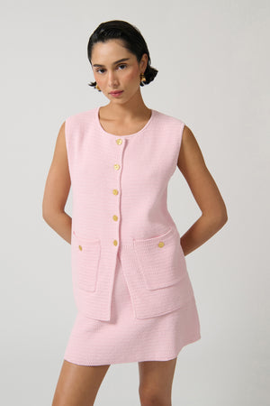 ONTE - HELENA GILET ROSA PINK