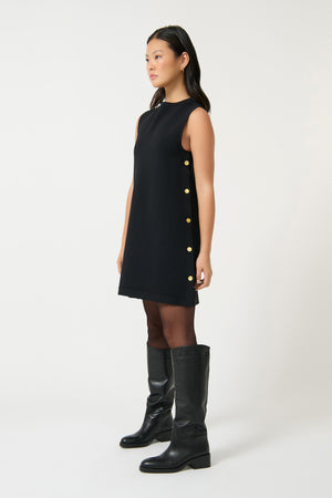 ONTE - SELENA TUNIC DRESS BLACK