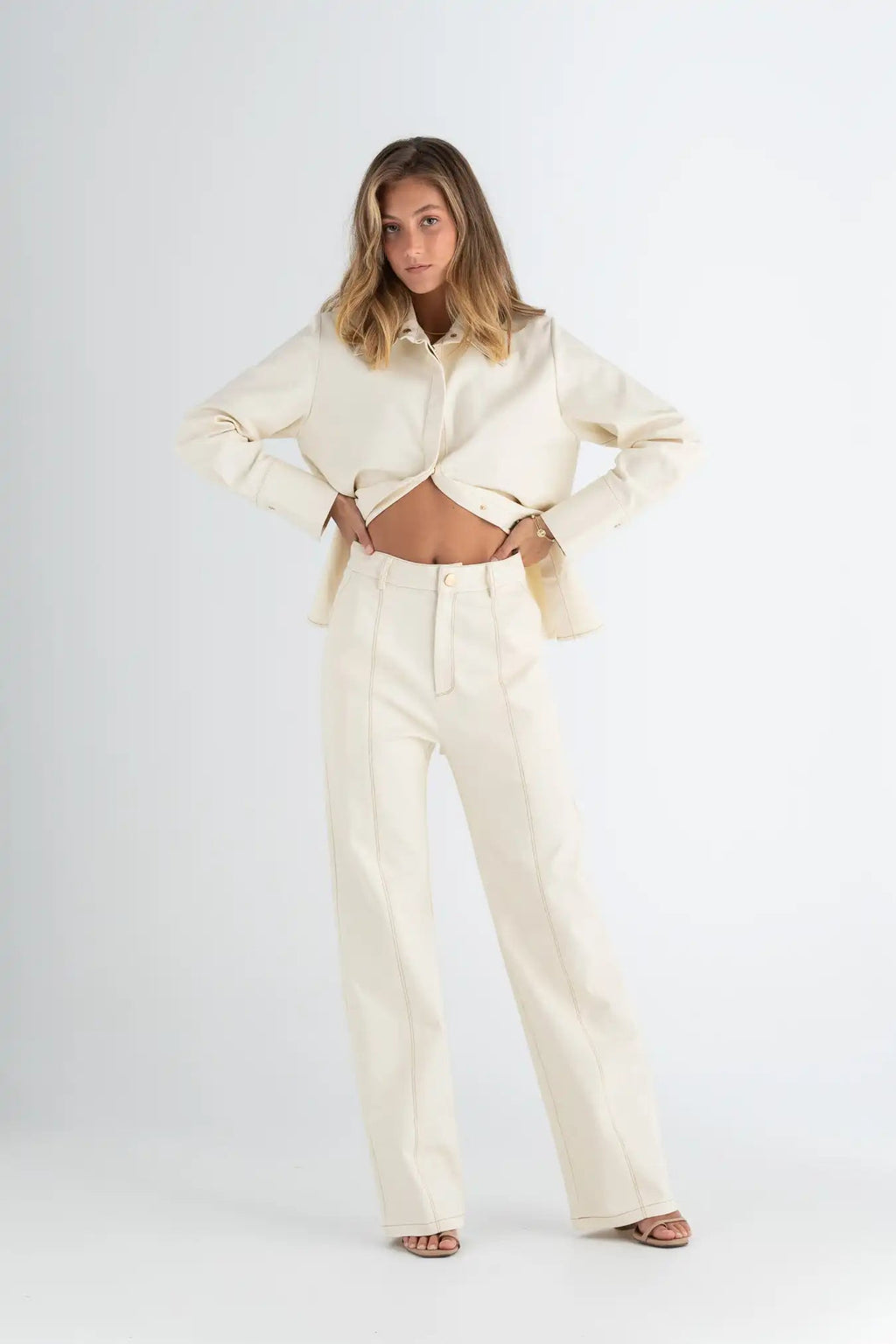 PASDUCHAS - ABUNDANCE PANT DOVE CREAM