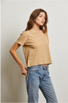 PERFECT WHITE TEE - HARLEY BOXY CREW SUEDE