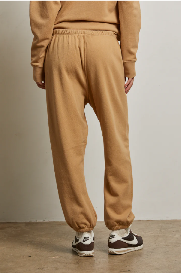 PERFECT WHITE TEE - TERRY SWEATPANT IN SUEDE