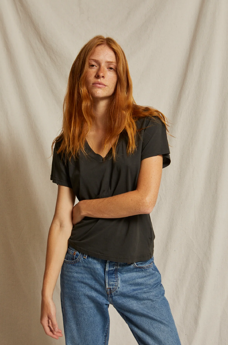 PERFECT WHITE TEE - HENDRIX VINTAGE BLACK