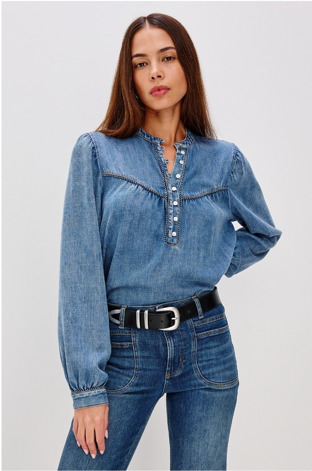 RAILS - SUNNA LONG SLEEVE TOP