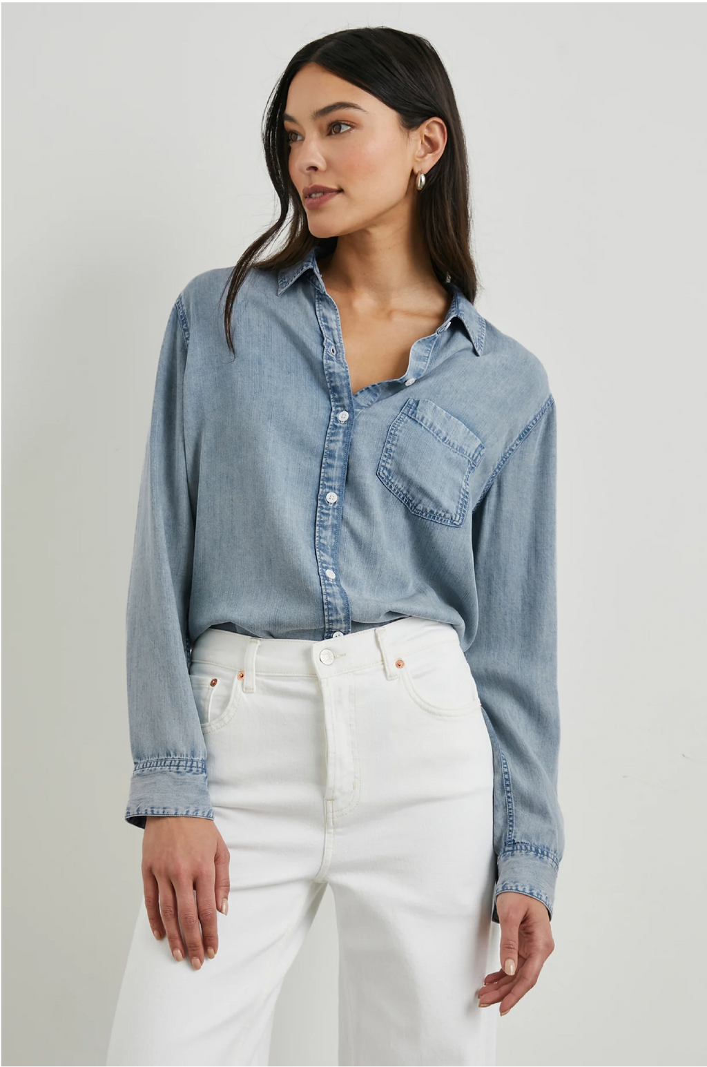 RAILS - INGRID VINTAGE CLOUD WASH BUTTONDOWN